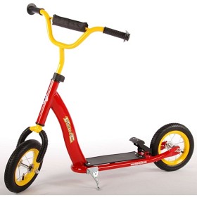 Bild på Volare, Sparkcykel - Autoped 10" röd & gul
