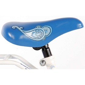 Bild på Volare, Barncykel med stödhjul - Paisley 16" vit & blå