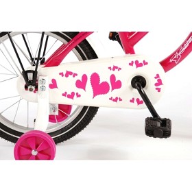 Bild på Volare, Barncykel med stödhjul - Heart 16" rosa