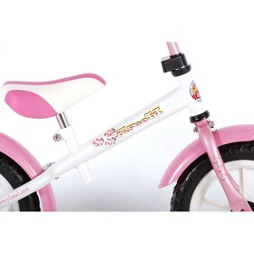 Bild på Yipeeh, Balanscykel stålram 12" vit & rosa