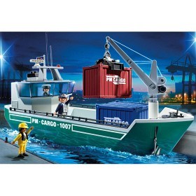 Bild på Playmobil City Action - Containerbåt 5253