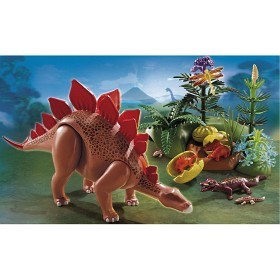 Bild på Playmobil Dinos - Stegosaurus med Boplats 5232