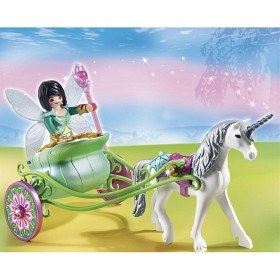 Bild på Playmobil Fairies - Enhörningsvagn med Fjärilsfe 5446