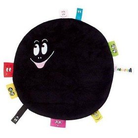 Bild på Barbapapa - Rund Snuttefilt (Svart)