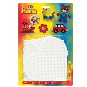 Bild på Hama Midi Stora Pärlplattor Former 4-pack