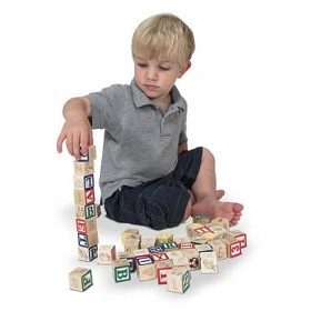 Bild på Melissa & Doug - Träklossar