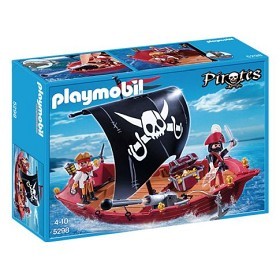 Bild på Playmobil Pirates - Pirat i Båt 5298