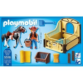 Bild på Playmobil Country - Tinkerhäst med hästbox 5516