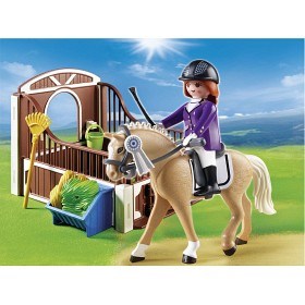 Bild på Playmobil Country - Belgiskt varmblod med hästbox 5520