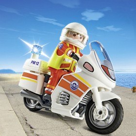 Bild på Playmobil City Action - Ambulansmotorcykel med blåljus 5544