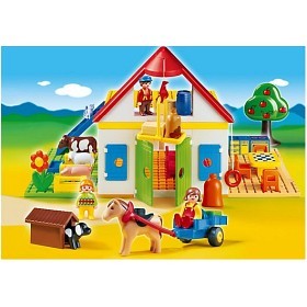 Bild på Playmobil 1.2.3 - Stor Bondgård 6750