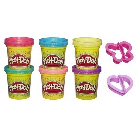 Bild på Play-Doh Glitterlera 6 st