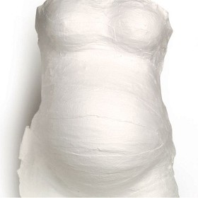 Bild på Baby Art Gips avgjutning för gravid mage