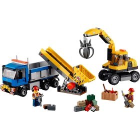 Bild på LEGO City - Grävmaskin och lastbil 60075