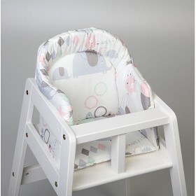 Bild på NG Baby Matstolsdyna Circus (Rosa)
