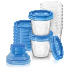 Bild på Philips Avent VIA förvaringssystem för mjölk 10-pack