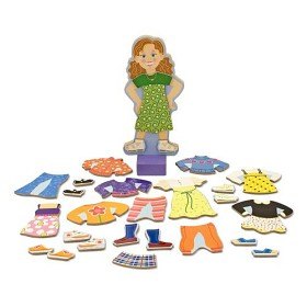 Bild på Melissa & Doug - Maggie Leigh Magnetic Dress-Up Set