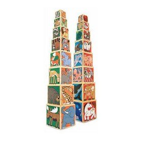 Bild på Melissa & Doug Wooden Animal Nesting Blocks