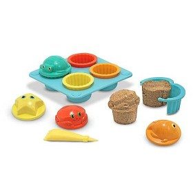 Bild på Melissa & Doug - Seaside Sidekicks Sand Cupcake Set