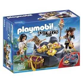 Bild på Playmobil Pirates - Skattgömställe med pirat 6683