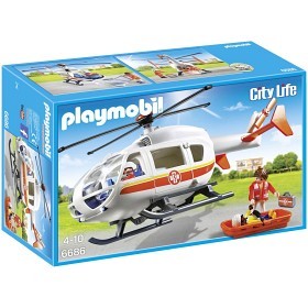 Bild på Playmobil City Life - Ambulanshelikopter 6686