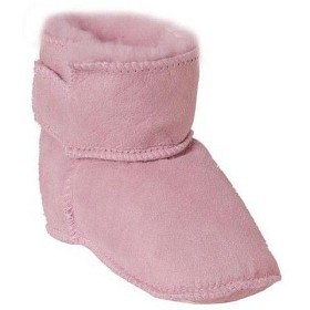 Bild på Shepherd Borås Fårskinnstofflor (Rosa)