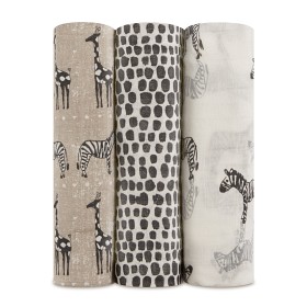 Bild på Aden Anais Silky Soft Swaddle 3-pack (Sahara Motif)
