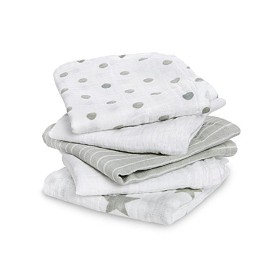 Bild på Aden By Snuttefiltar Muslin 5-pack (Grå)