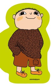Bild på Alfons Åberg (figurskuren pekbok)