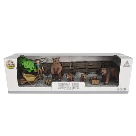 Bild på Animal Life Björnar 4 st med tillbehör