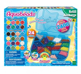 Bild på Aquabeads Mega förpackning med pärlor 2400 st
