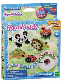 Bild på Aquabeads Refill med 3D-djur 