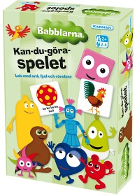 Bild på Babblarna Kan du göra-spelet 