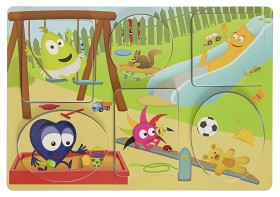 Bild på Babblarna Titt-ut Pussel Lekpark (6-bitar)