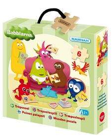 Bild på Babblarna Träpussel (6-bitar)