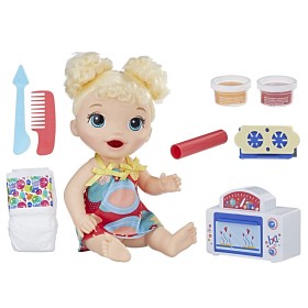 Bild på Baby Alive - Snackin' Treats Baby (Blonde Curly Hair)