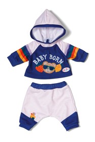 Bild på BABY born Dockkläder Joggingset 43 cm (Marinblå)