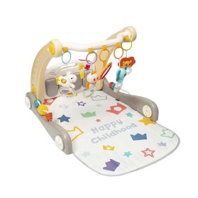 Bild på Babygym med piano och gåvagn