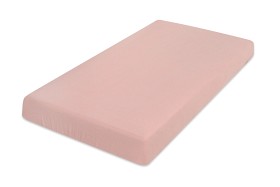 Bild på Babymatex Dra-på-lakan Muslin Juniorsäng (Rosa)