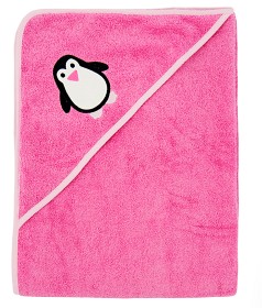 Bild på Badcape Pink Penguin