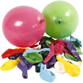 Bild på Ballonger Runda 100-pack (Mix)
