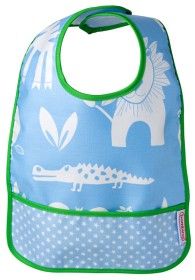 Bild på Bambino Haklapp Easy Wipe (Blå)