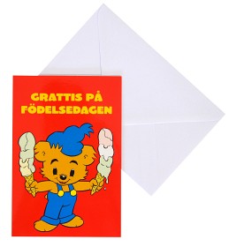 Bild på Bamse Gratulationskort (Bamse)