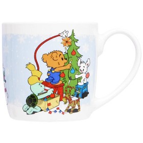 Bild på Bamse Mugg Bamses jul (Ljusblå)