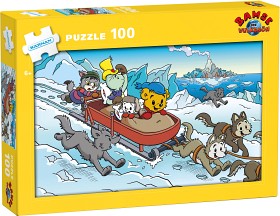 Bild på Bamse och vulkanön Pappussel (100-bitar)