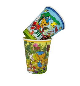 Bild på Bamse Pappersmuggar 8 st (Natur)