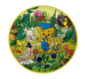 Bild på Bamse Papperstallrik 8 st (Natur)