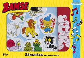 Bild på Bamse - Sångpåse med träfigurer