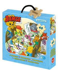 Bild på Bamse Träpussel 40-bitar