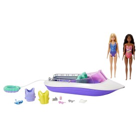 Bild på Barbie Mermaid Power Båt med dockor (46 cm)